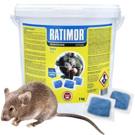 Ratimor Brodifacoum, 0,029g, Fresh Bait - sachets, 3kg